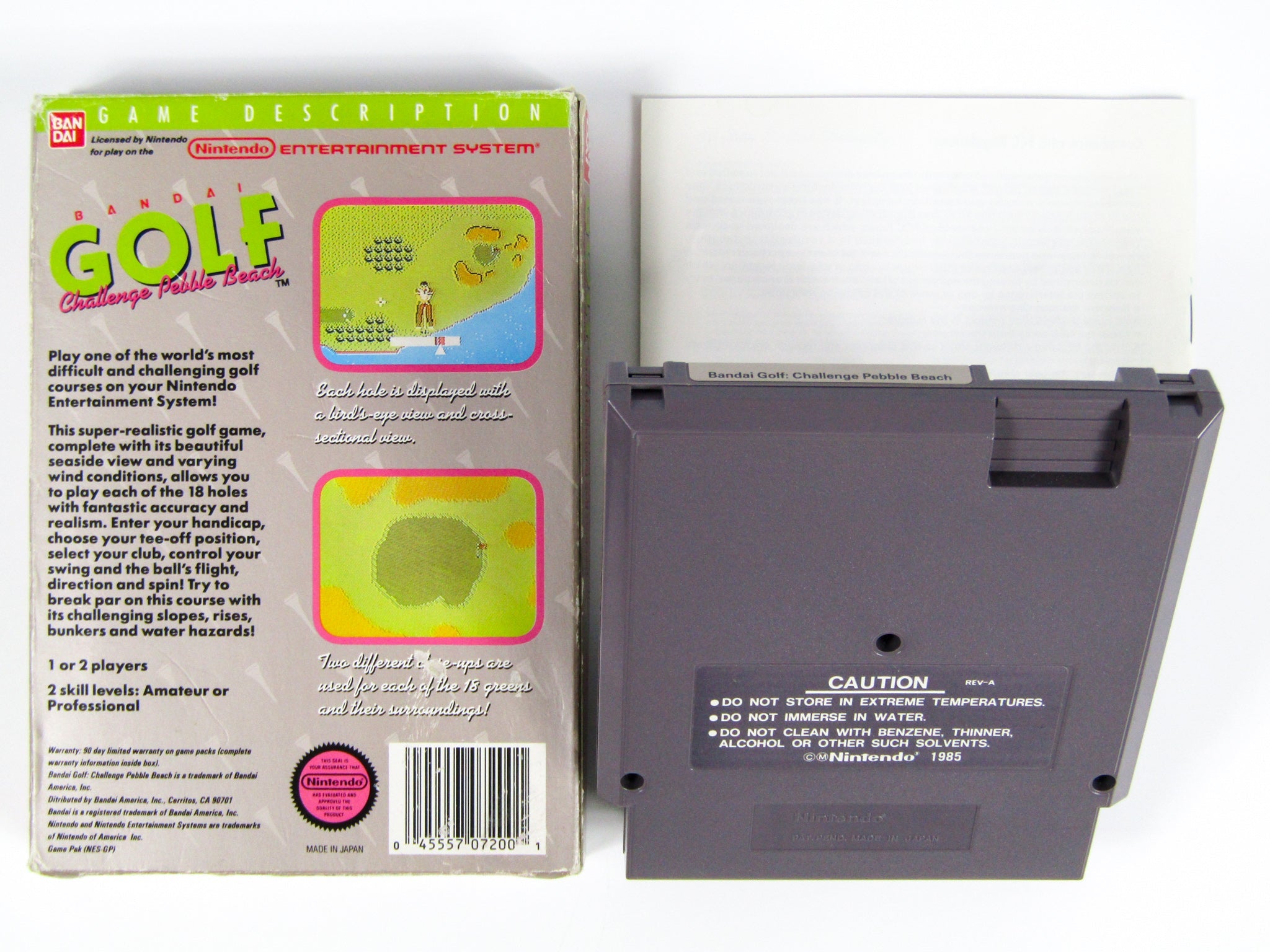 Bandai Golf Challenge Pebble Beach (Nintendo / NES) - RetroMTL