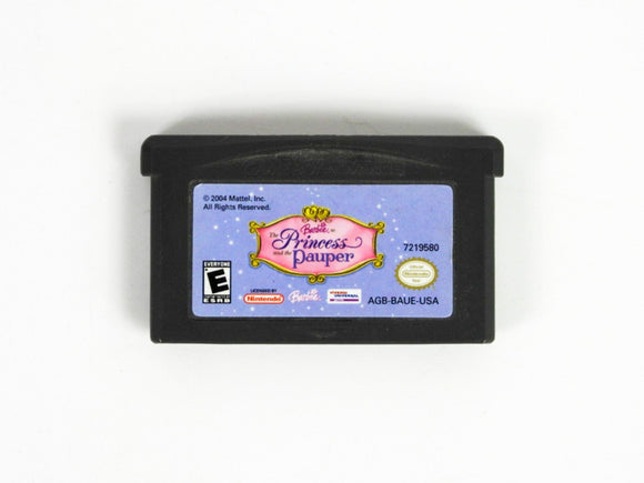Barbie Princess And The Pauper (Game Boy Advance / GBA) - RetroMTL