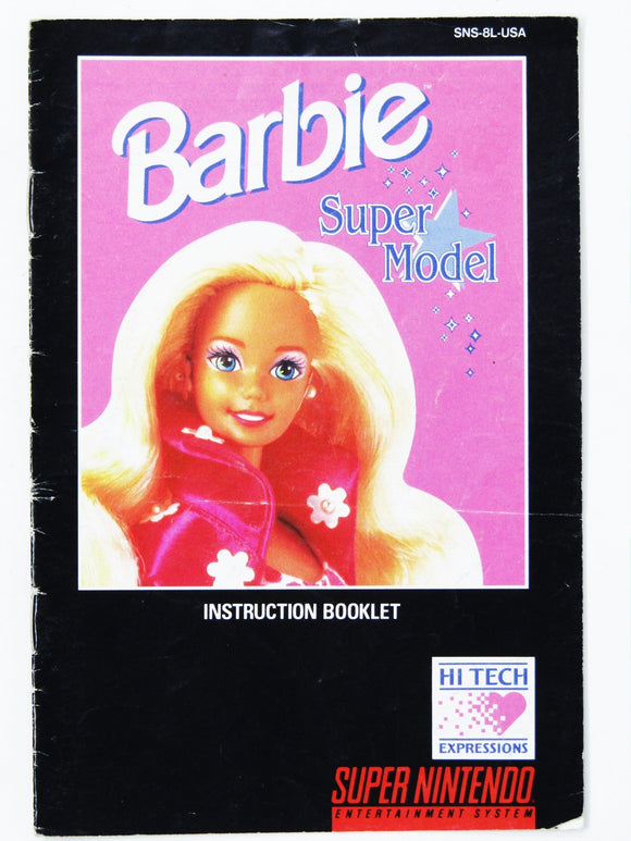 Barbie Super Model [Manual] (Super Nintendo / SNES) - RetroMTL