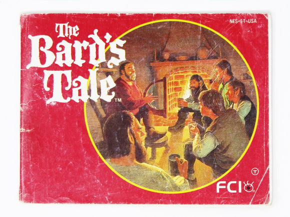 Bard's Tale [Manual] (Nintendo / NES) - RetroMTL