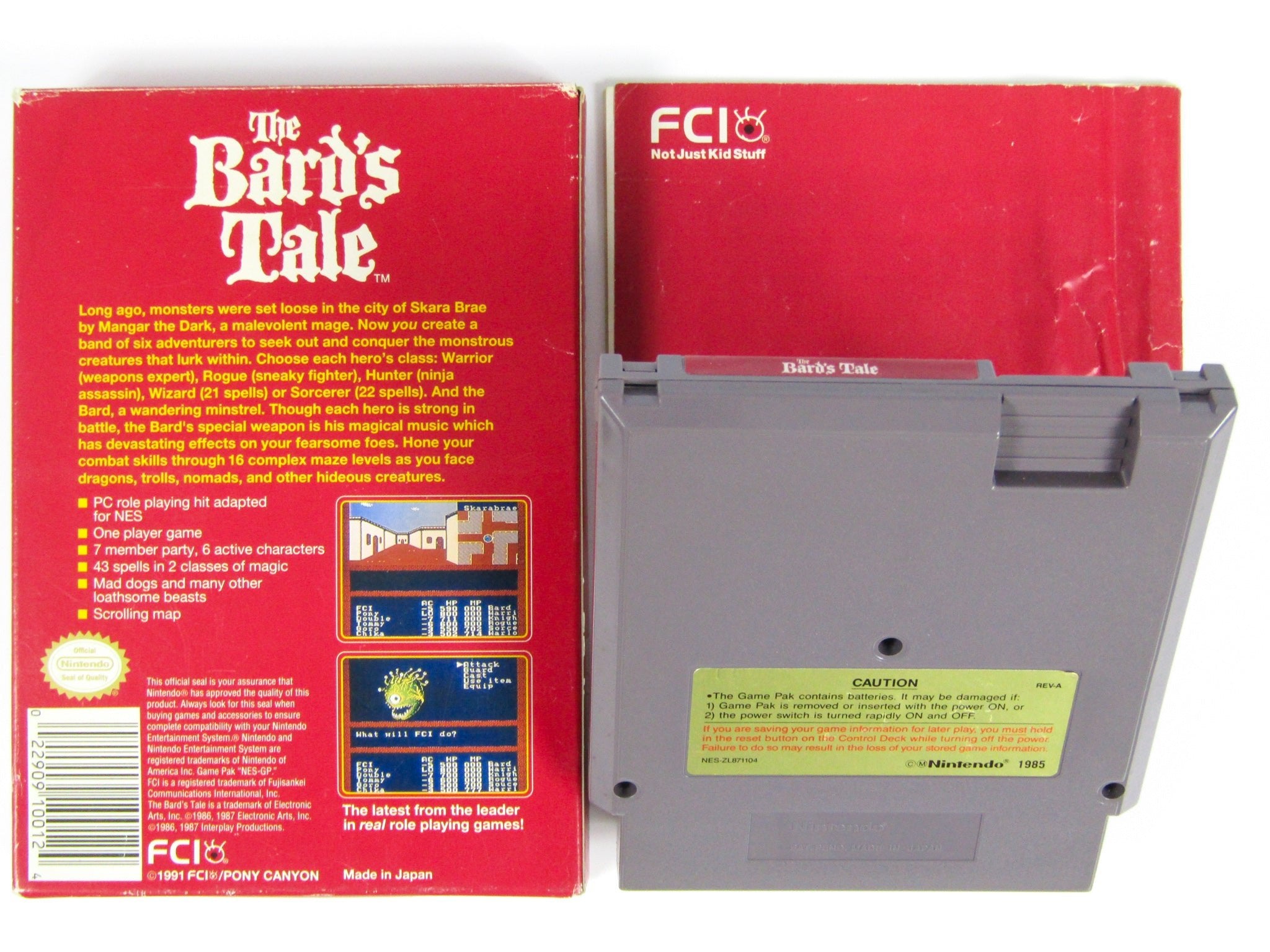 Bard's Tale (Nintendo / NES) - RetroMTL