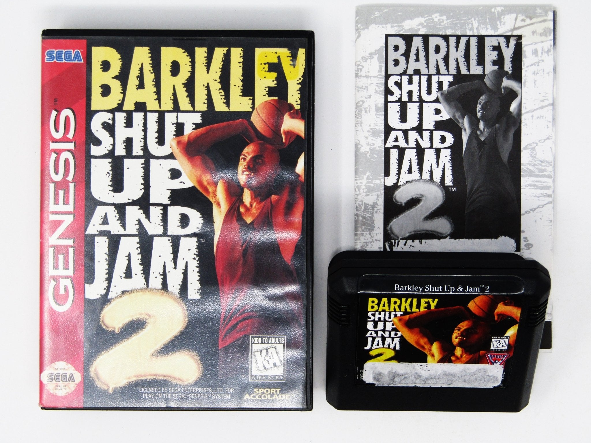 Barkley Shut Up and Jam 2 (Genesis) - RetroMTL