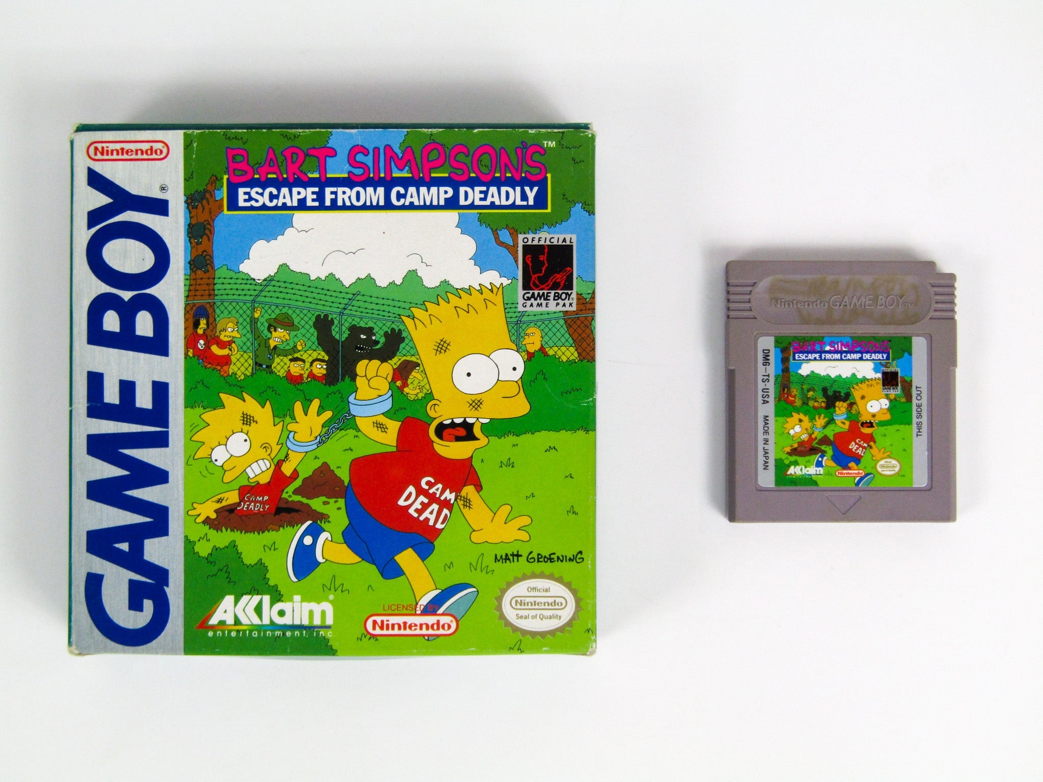 Bart Simpson's Escape From Camp Deadly (Game Boy) - RetroMTL