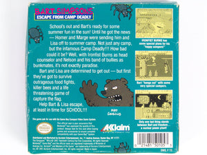 Bart Simpson's Escape From Camp Deadly (Game Boy) - RetroMTL