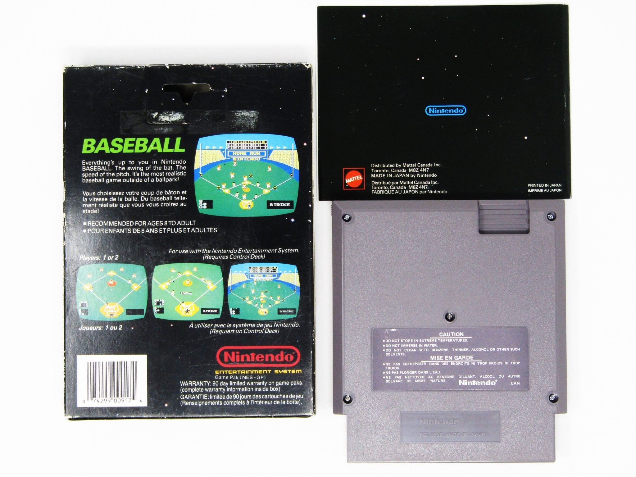 Baseball [5 Screw] (Nintendo / NES) - RetroMTL