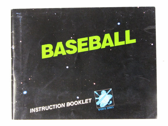 Baseball [Manual] (Nintendo / NES) - RetroMTL