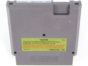 Baseball Simulator 1.000 (Nintendo / NES) - RetroMTL