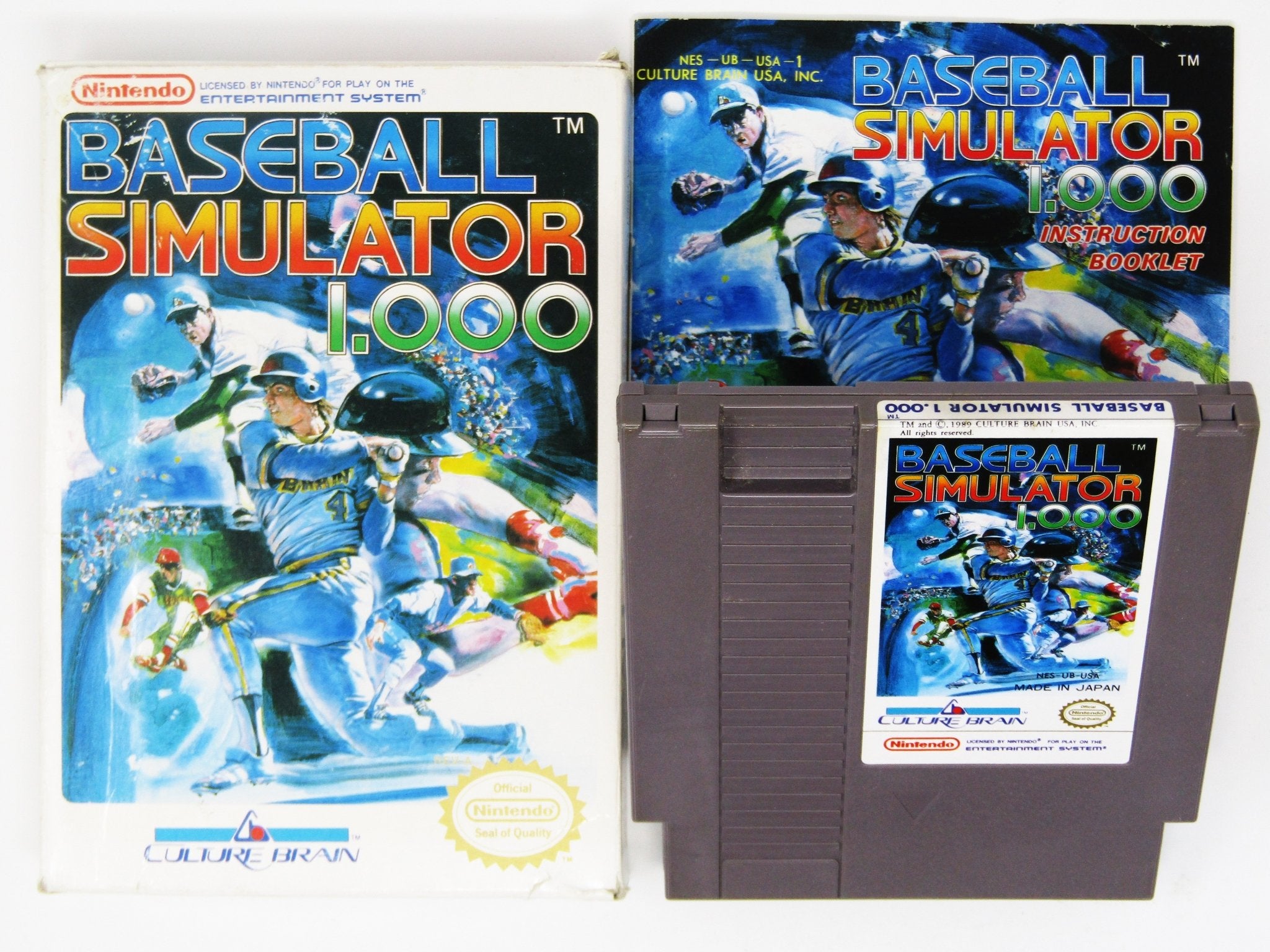 Baseball Simulator 1.000 (Nintendo / NES) - RetroMTL