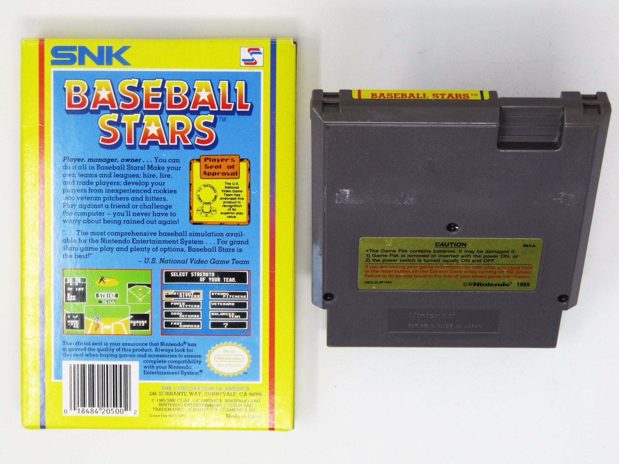 Baseball Stars (Nintendo / NES) – Retro MTL