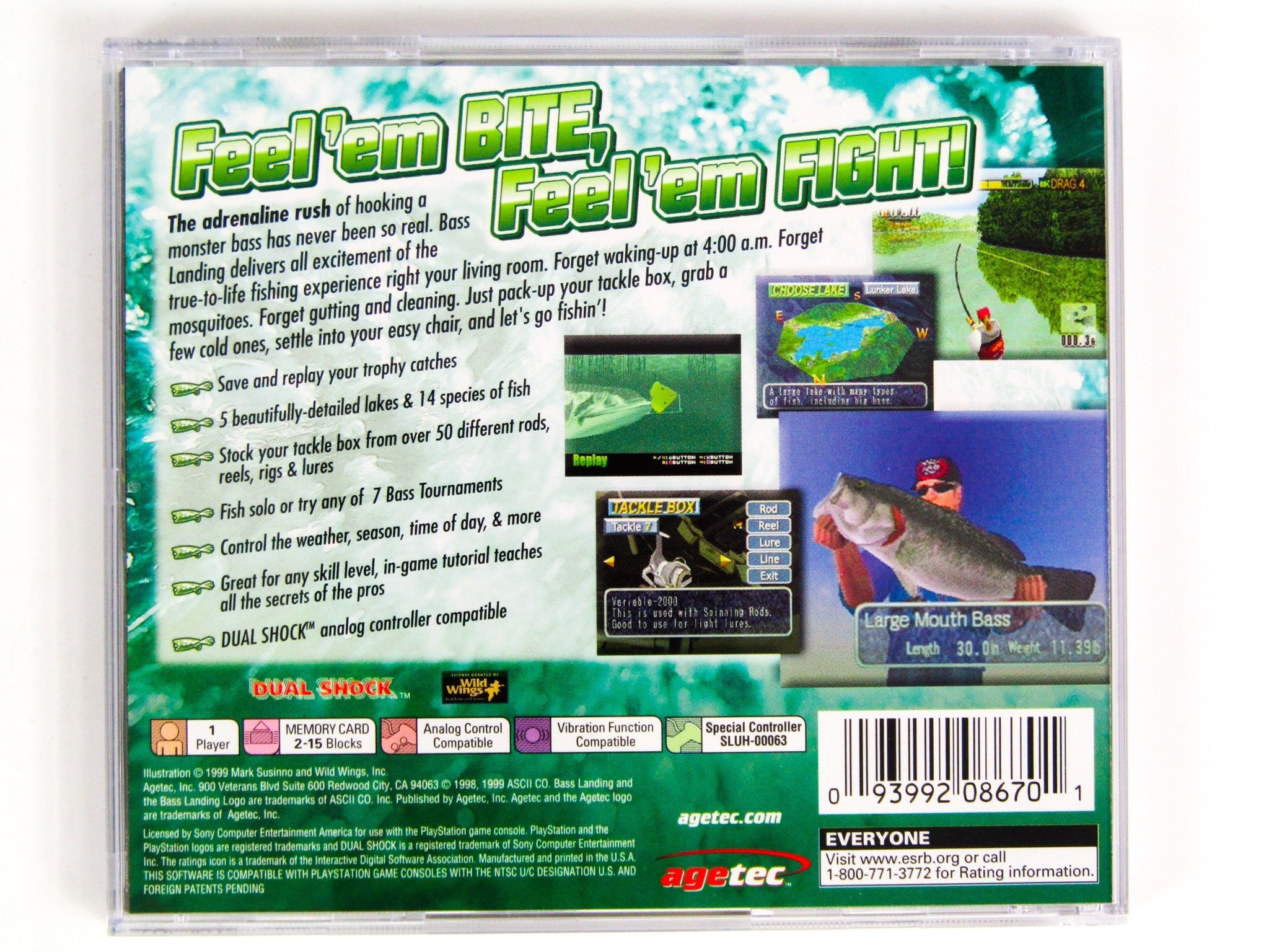 Bass Landing (Playstation / PS1) - RetroMTL