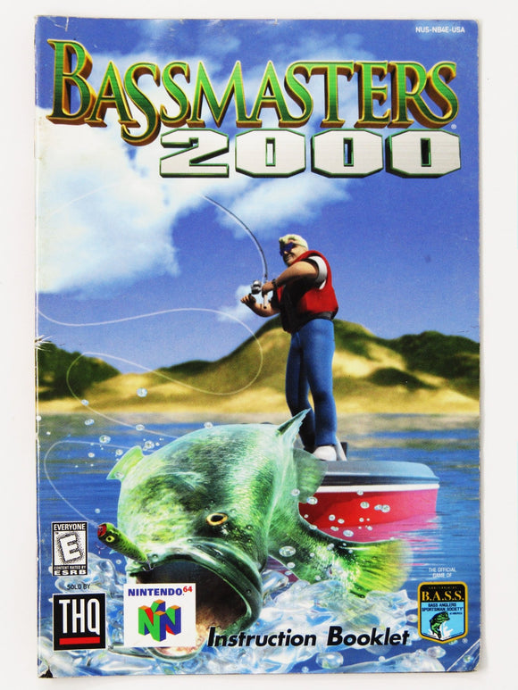 Bass Masters 2000 [Manual] (Nintendo 64 / N64) - RetroMTL