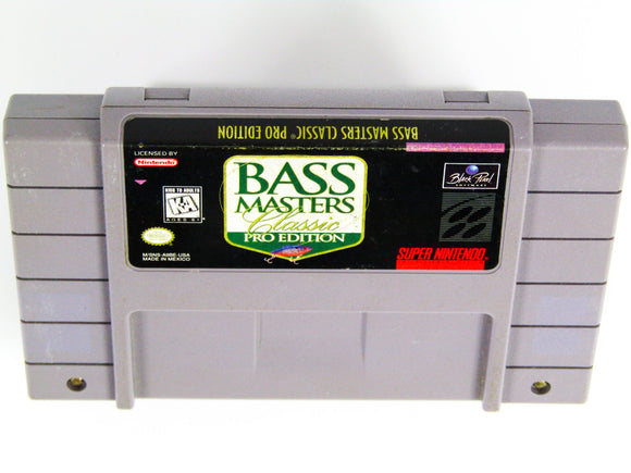 Bass Masters Classic Pro Edition (Super Nintendo / SNES) - RetroMTL
