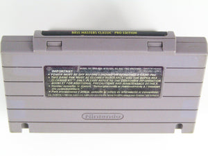 Bass Masters Classic Pro Edition (Super Nintendo / SNES) - RetroMTL