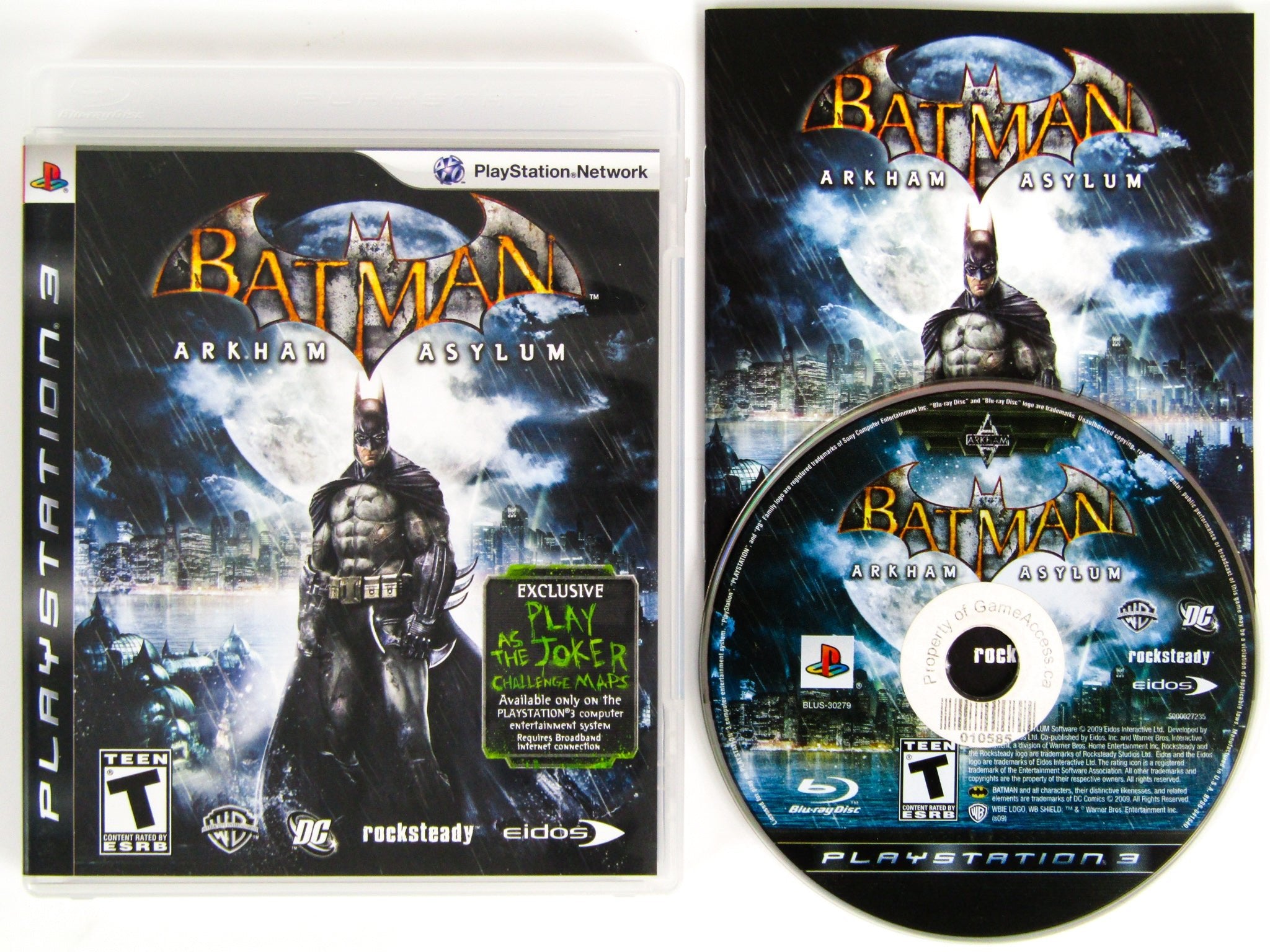 Batman: Arkham Asylum (Playstation 3 / PS3) - RetroMTL
