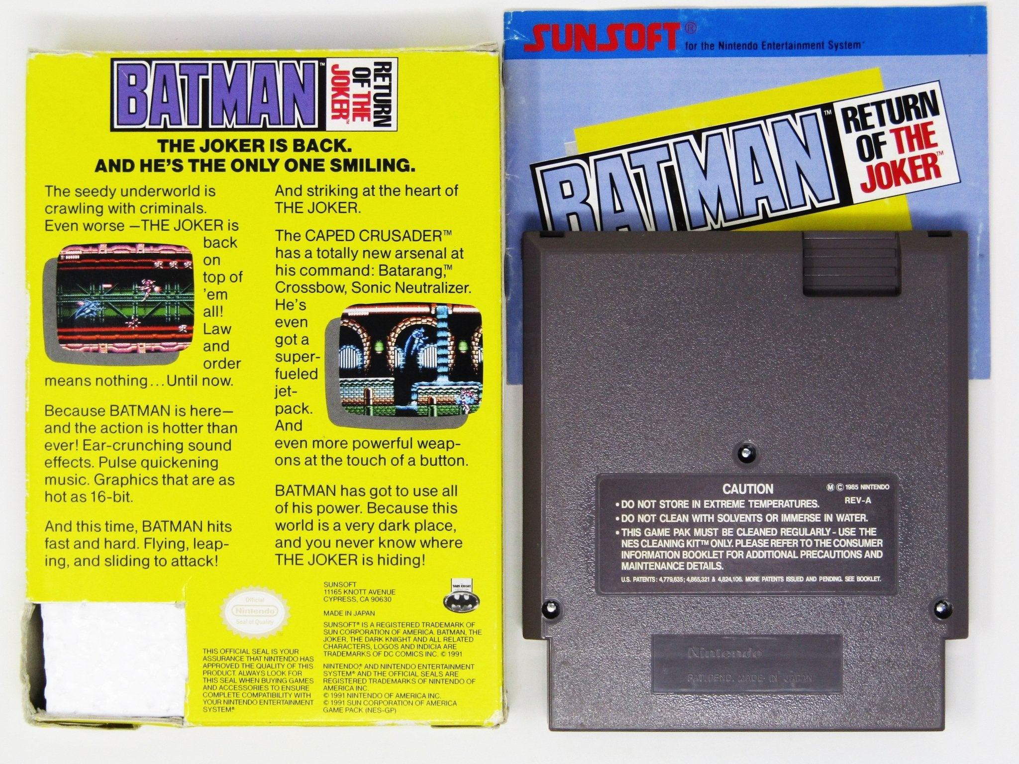 Batman: Return of the Joker (Nintendo / NES) – Retro MTL