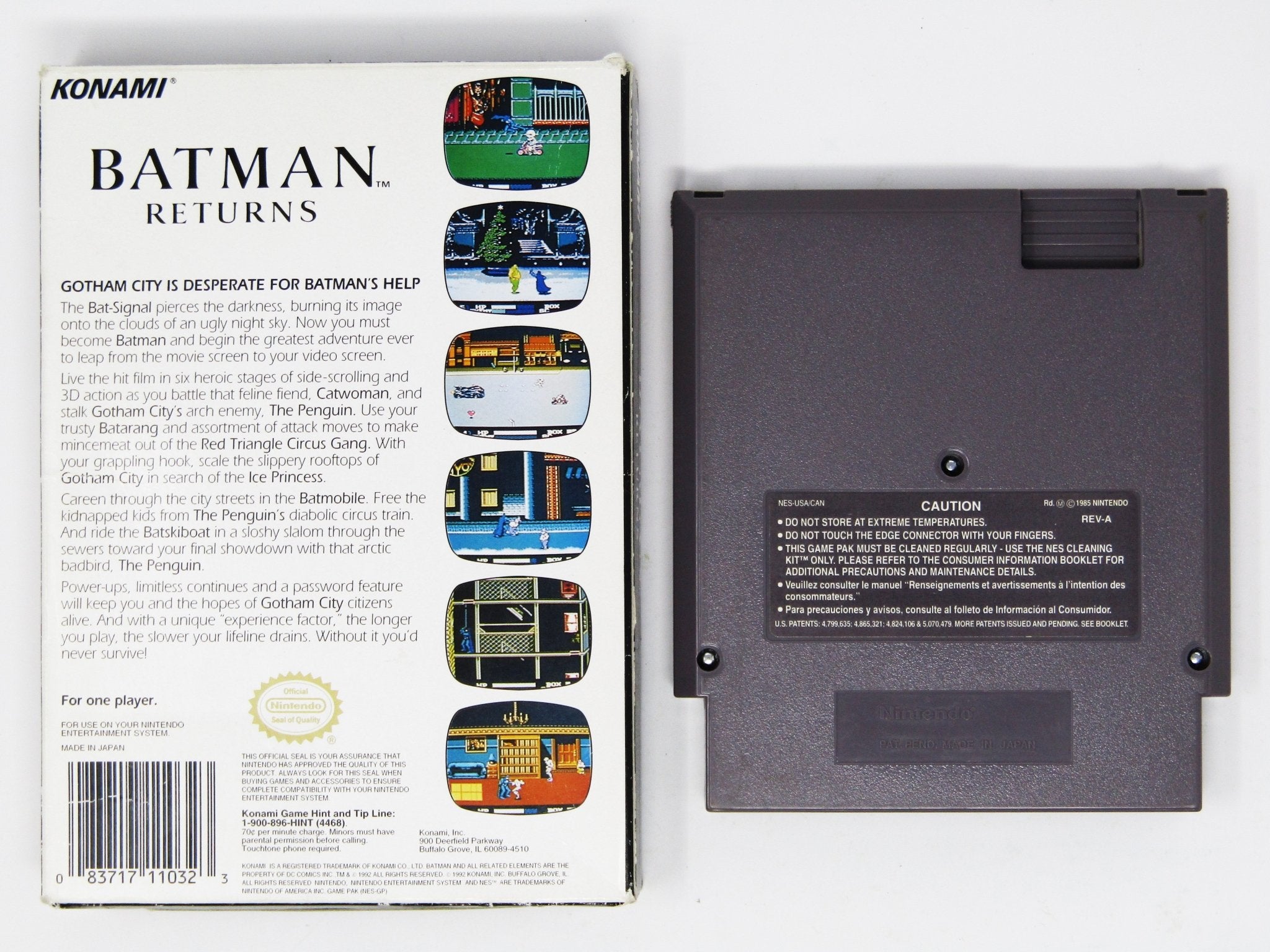 Batman Returns (Nintendo / NES) - RetroMTL