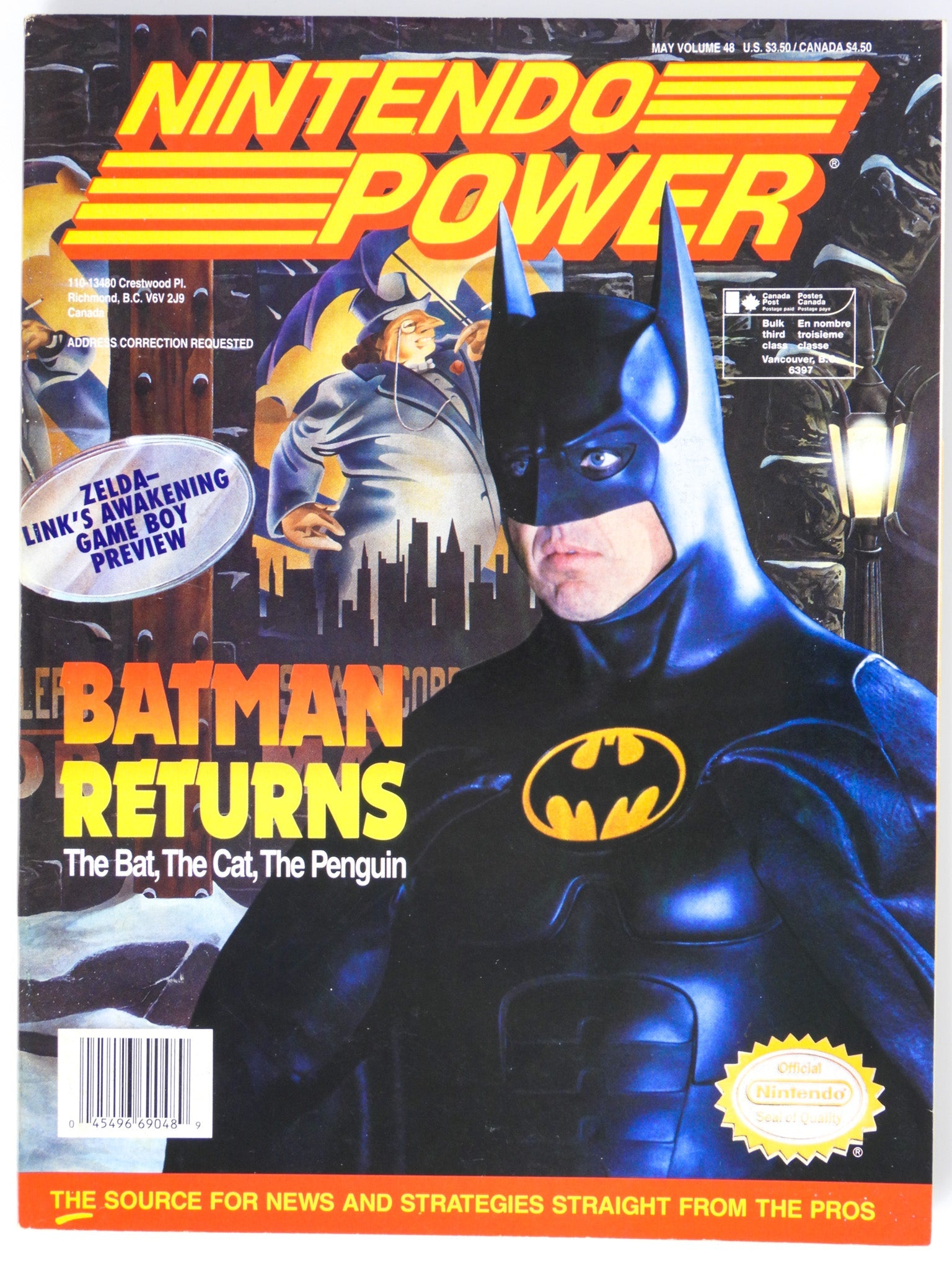 Batman Returns [Volume 48] [Nintendo Power] (Magazines) - RetroMTL