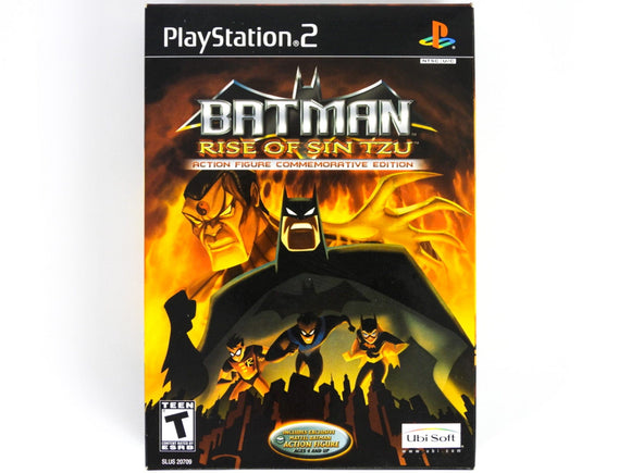 Batman Rise Of Sin Tzu [Action Figure Commemorative Edition] (Playstation 2 / PS2) - RetroMTL