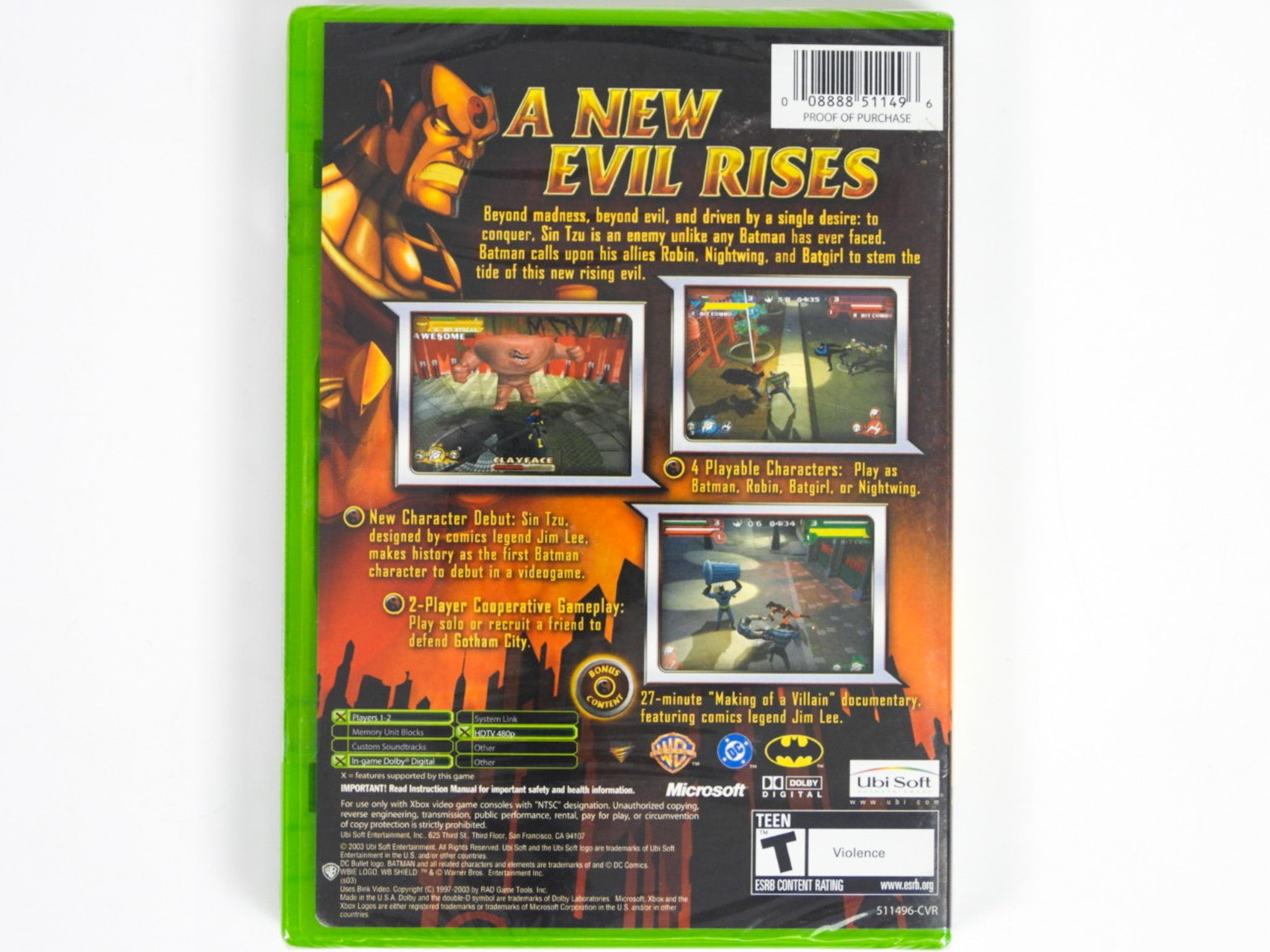 Batman Rise Of Sin Tzu (Xbox) - RetroMTL