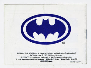 Batman The Video Game [Manual] (Game Boy) - RetroMTL