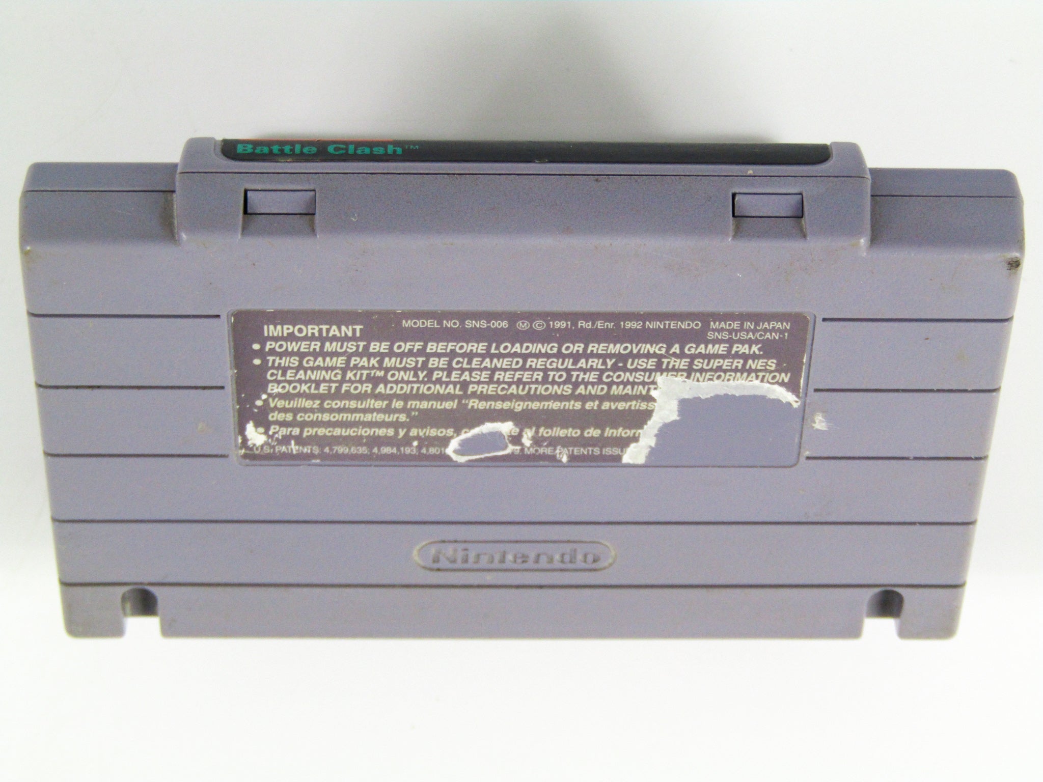 Battle Clash (Super Nintendo / SNES) - RetroMTL