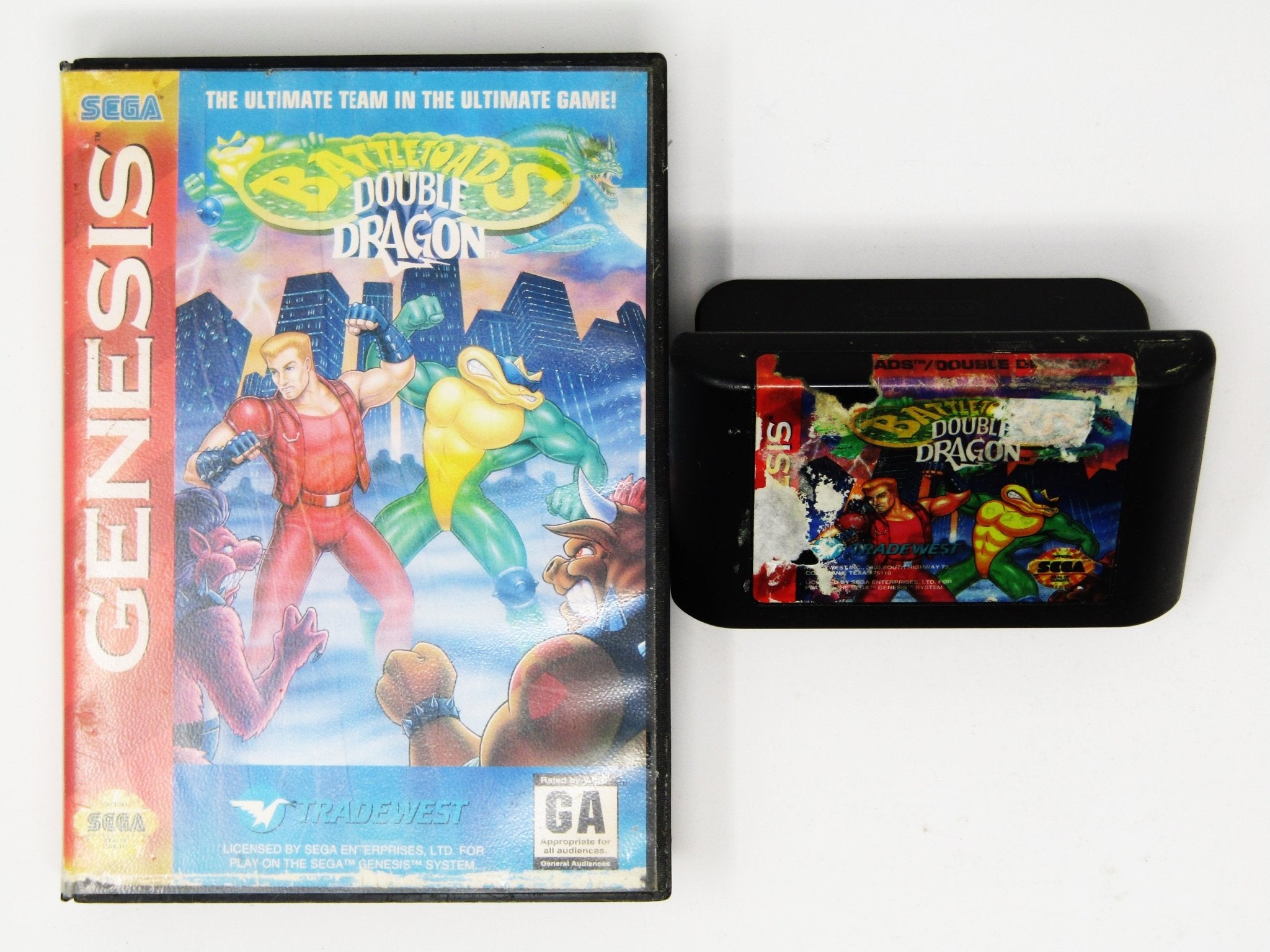 Battletoads and Double Dragon The Ultimate Team (Sega Genesis) - RetroMTL