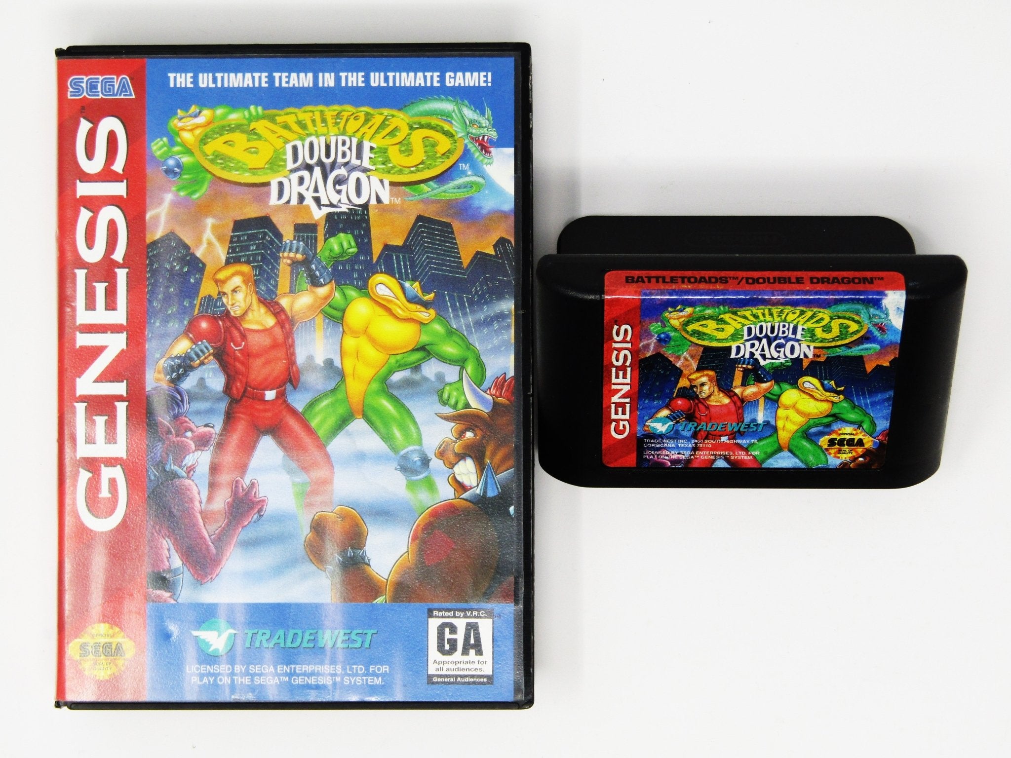 Battletoads and Double Dragon The Ultimate Team (Sega Genesis) - RetroMTL