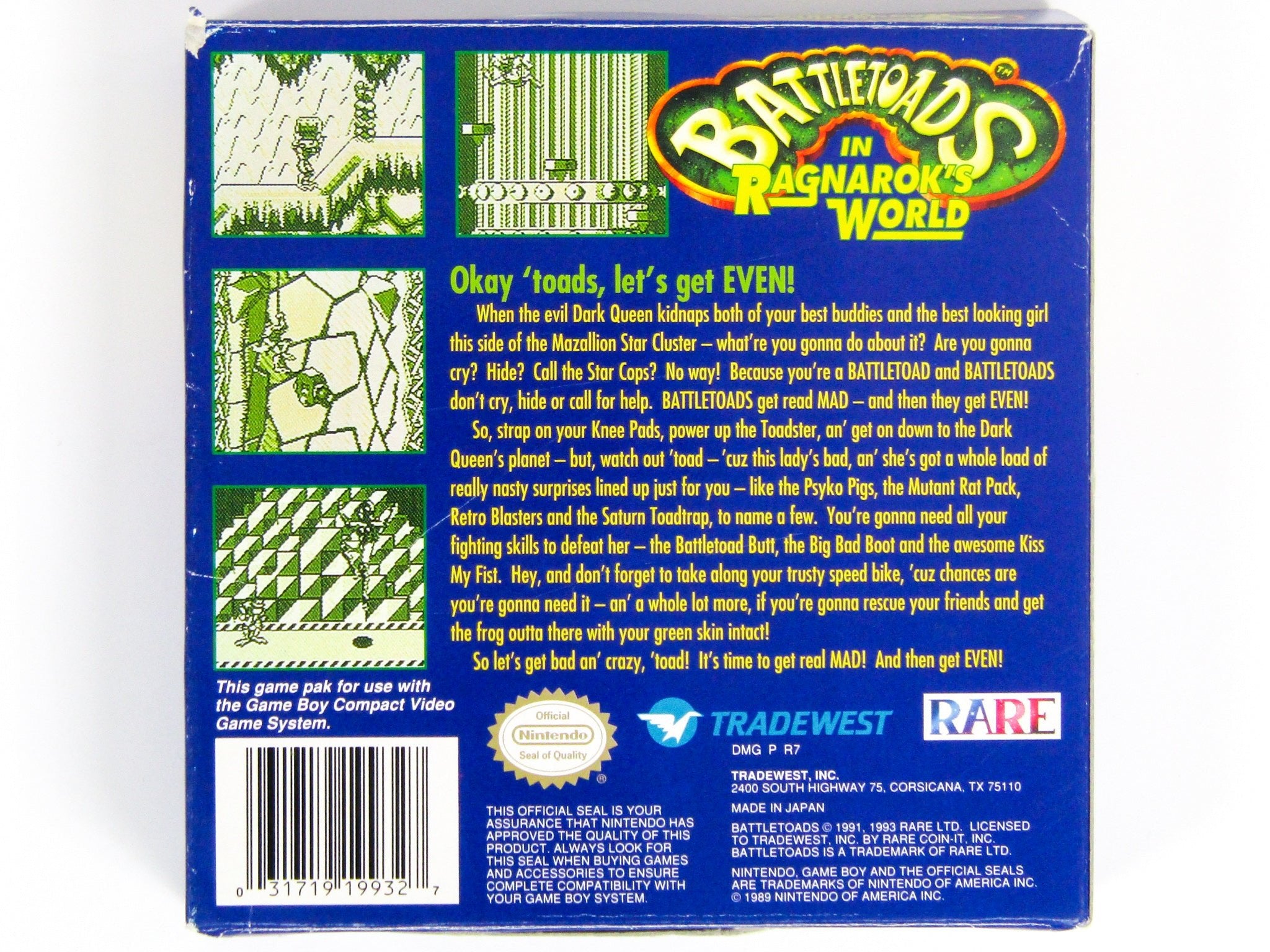 Battletoads In Ragnarok's World (Game Boy) - RetroMTL