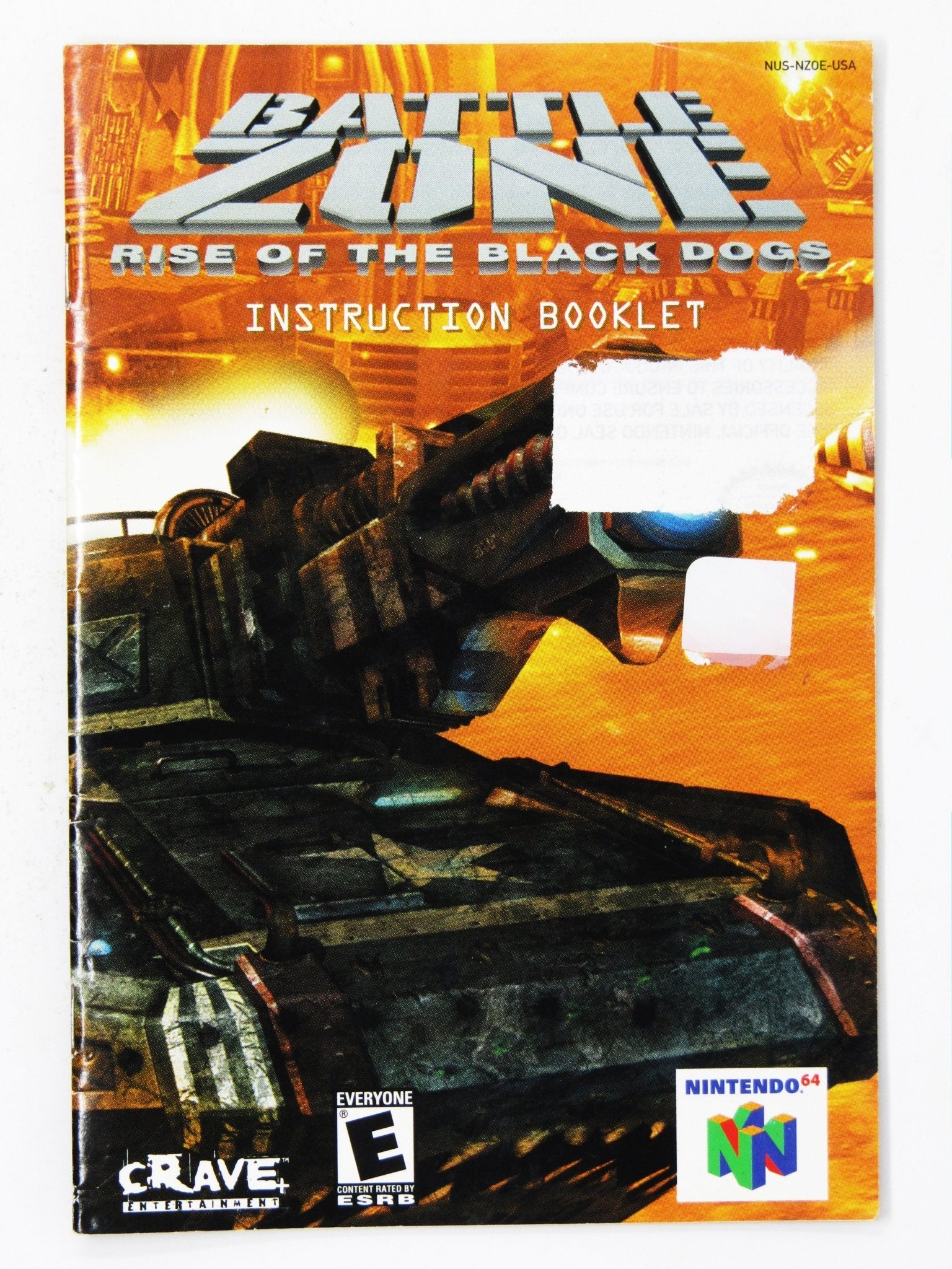 Battlezone: Rise Of The Black Dogs [Manual] (Nintendo 64 / N64) - RetroMTL