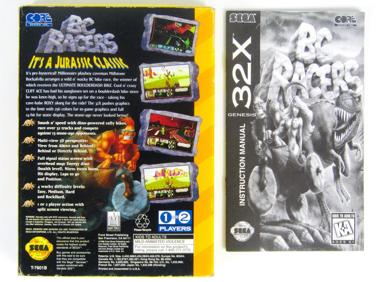 Bc Racers Cover BC Racers (Sega 32X) – Retro MTL