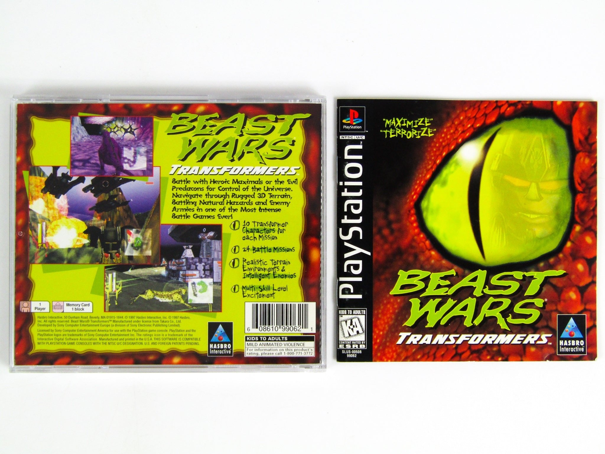Beast Wars Transformers (Playstation / PS1) - RetroMTL