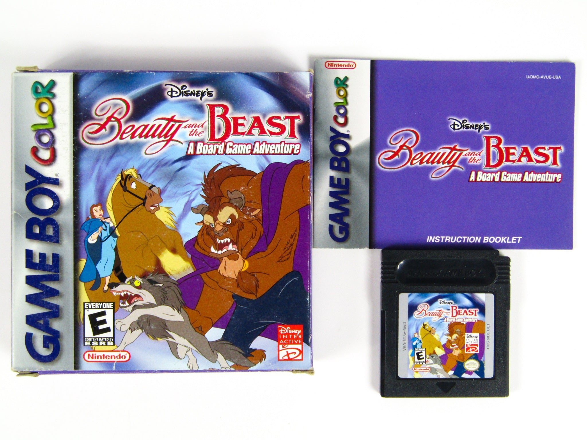 Beauty And The Beast A Board Game Adventure (Game Boy Color) - RetroMTL
