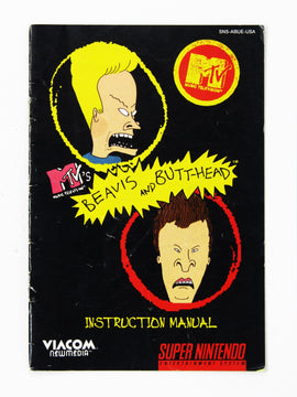 Beavis And Butthead [Manual] (Super Nintendo / SNES)