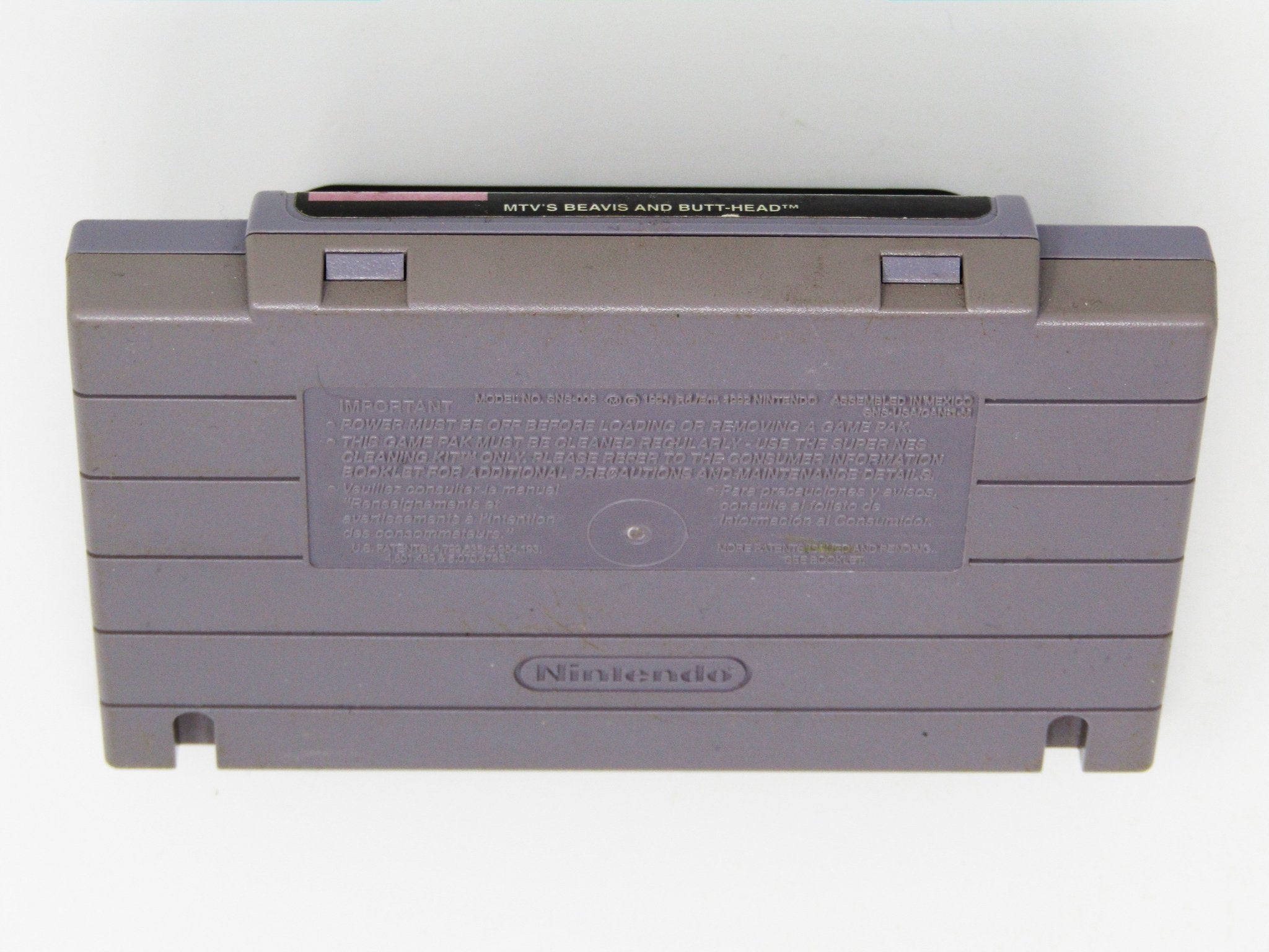 Beavis and Butthead (Super Nintendo / SNES) - RetroMTL