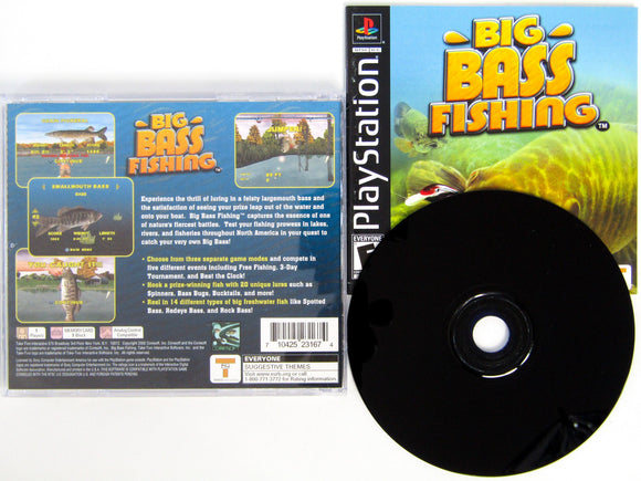 Big Bass Fishing (Playstation / PS1) - RetroMTL