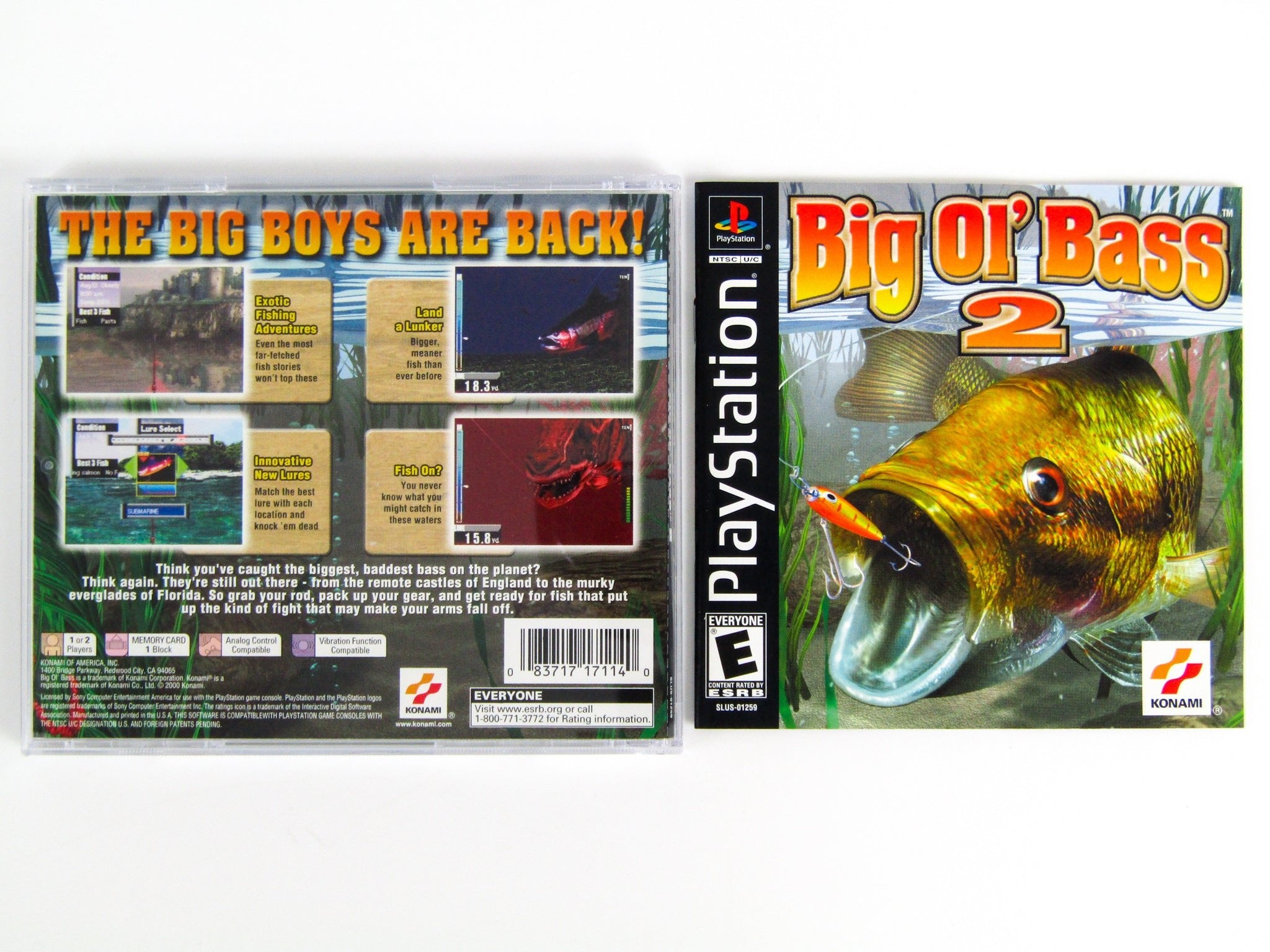 Big Ol' Bass 2 (Playstation / PS1) - RetroMTL