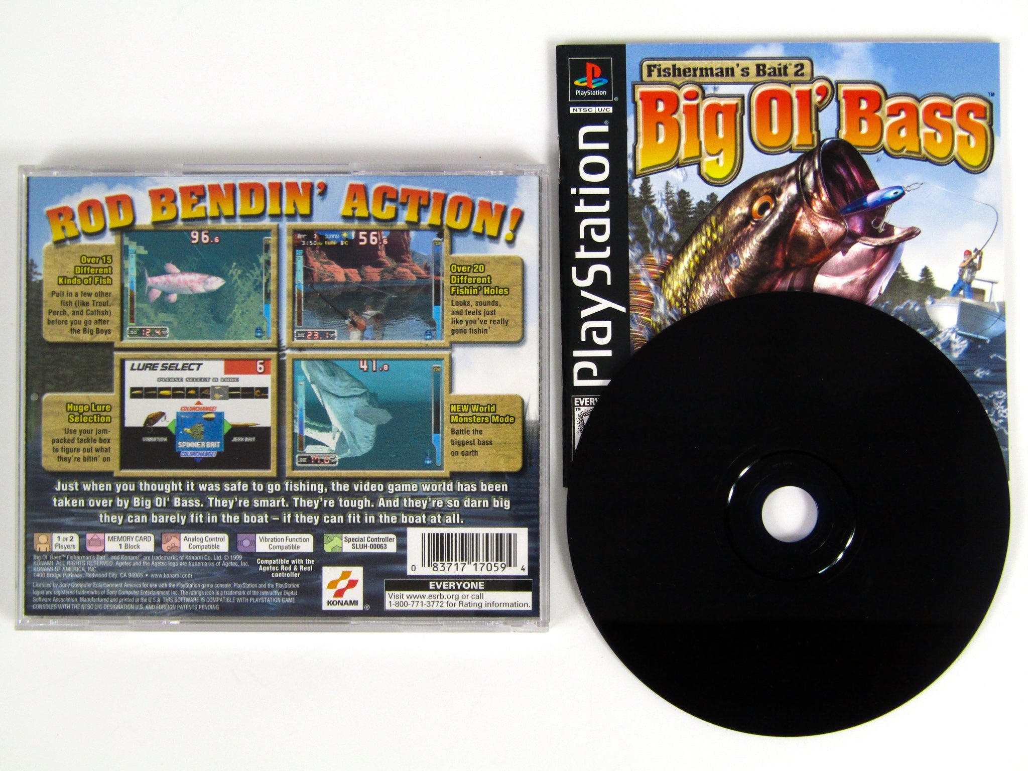 Big Ol' Bass (Playstation / PS1) - RetroMTL