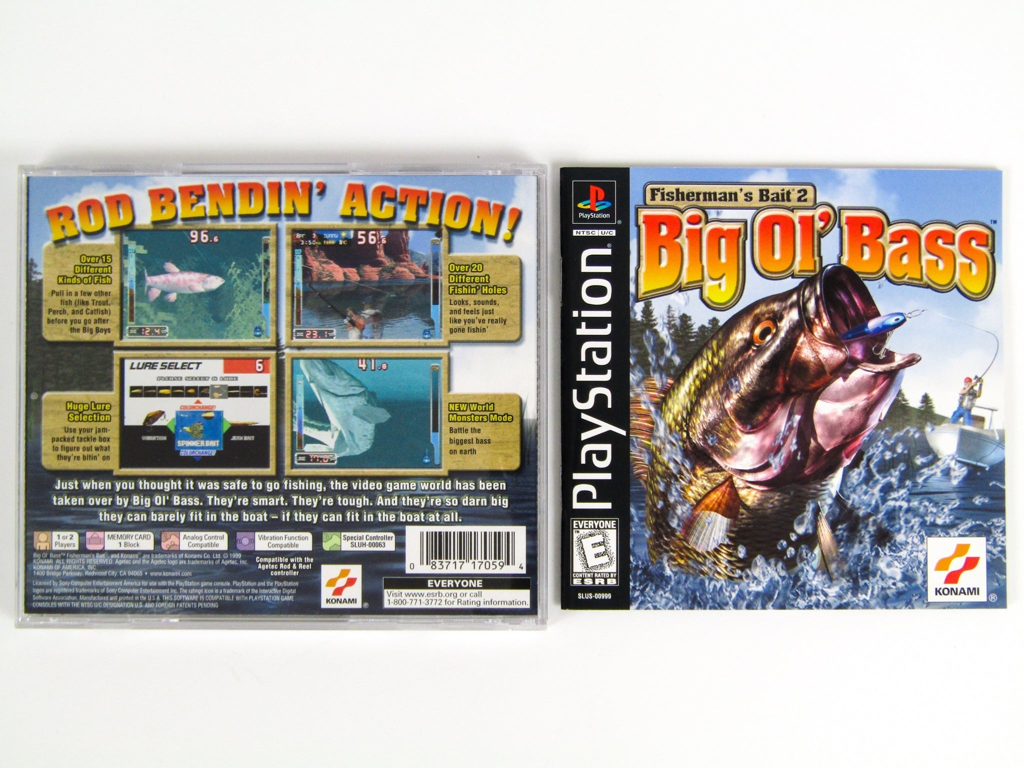 Big Ol' Bass (Playstation / PS1) - RetroMTL