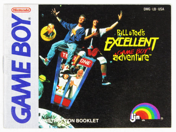 Bill And Ted's Excellent Video Game [Manual] (Game Boy) - RetroMTL