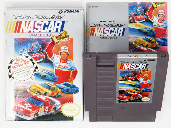 Bill Elliott's NASCAR Challenge (Nintendo / NES) - RetroMTL