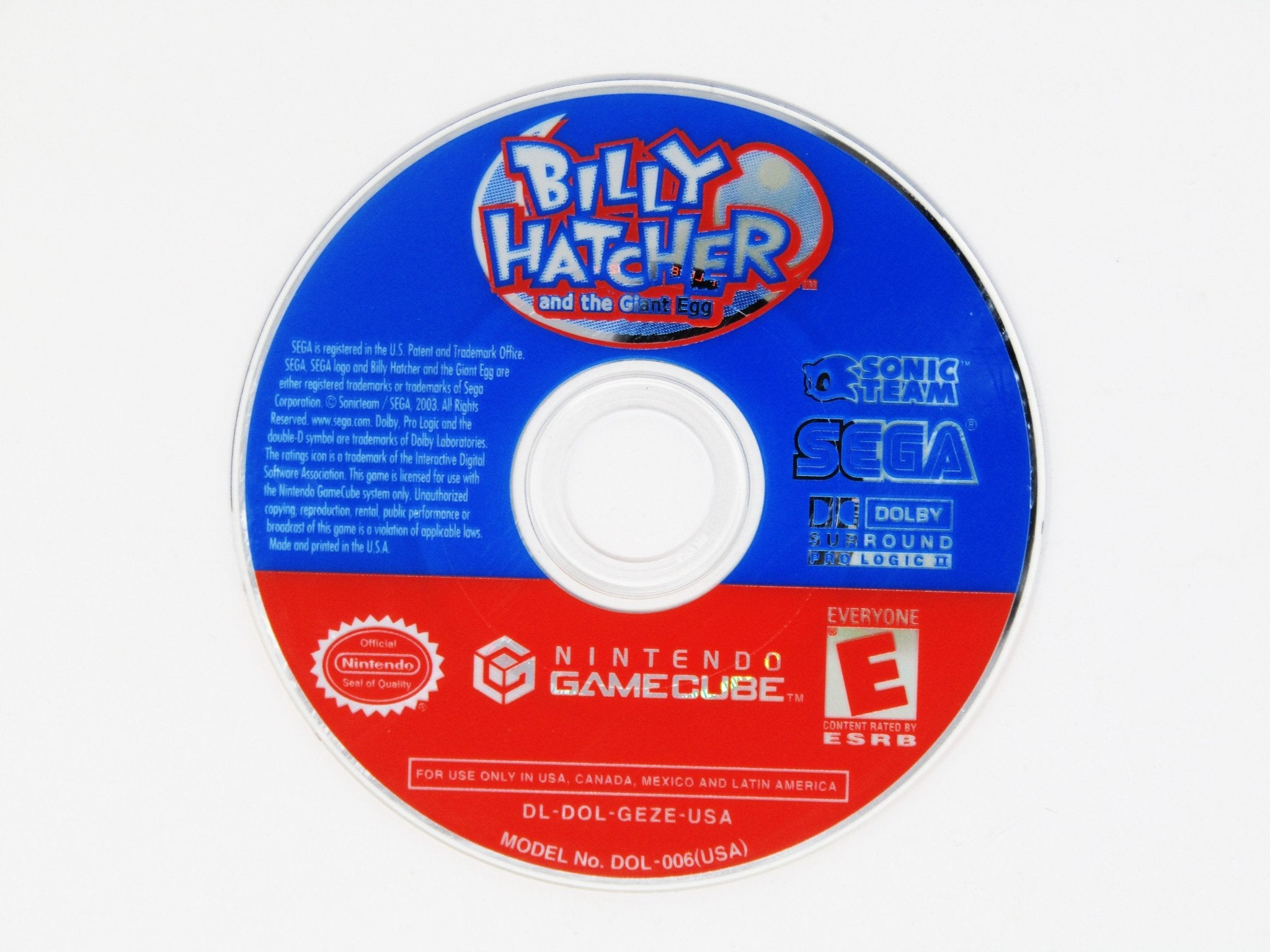 Billy Hatcher And The Giant Egg (Nintendo Gamecube) - RetroMTL
