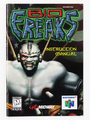 Bio Freaks [Manual] (Nintendo 64 / N64) - RetroMTL
