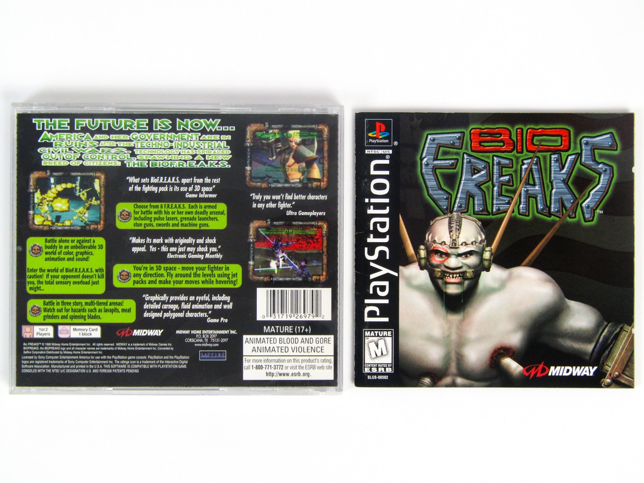 Biofreaks (Playstation / PS1) - RetroMTL