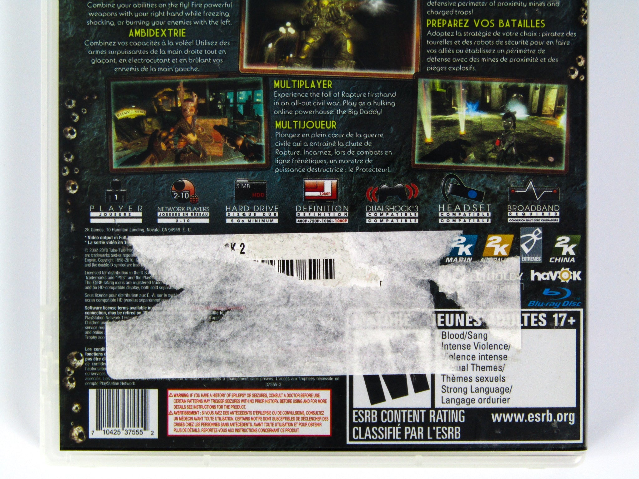 Bioshock 2 (Playstation 3 / PS3) - RetroMTL