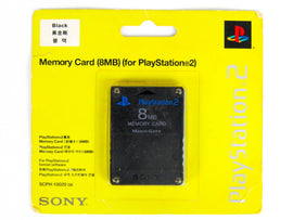 8MB Black  Memory Card (PlayStation 2 / PS2)
