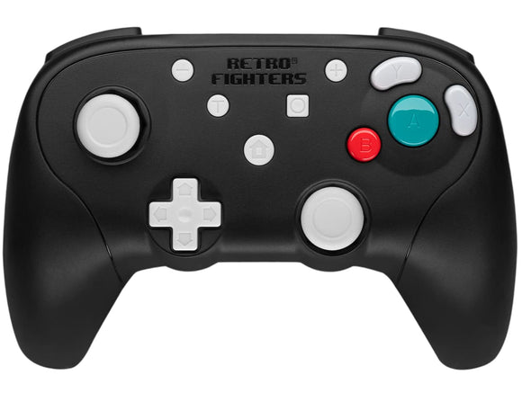 Black BattlerGC Next-Gen Wireless Gamepad [Retro Fighters] (Gamecube/Switch/Wii/Wii U) - RetroMTL