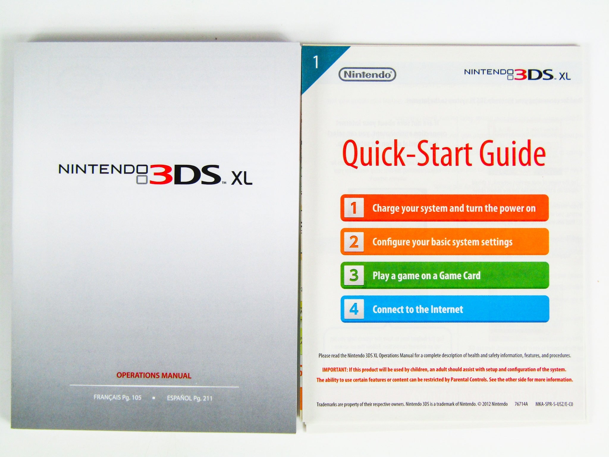 Black & Blue Nintendo 3DS XL System [SPR-001] (Nintendo 3DS) - RetroMTL