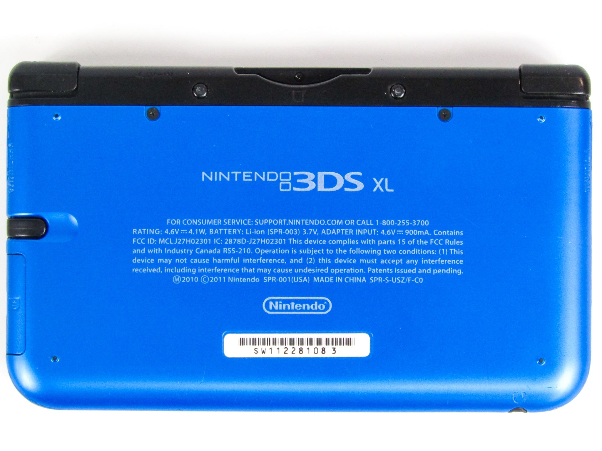 Black & Blue Nintendo 3DS XL System [SPR-001] (Nintendo 3DS