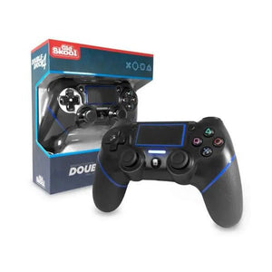 Black Double-Shock 4 PS4 Wireless Controller [Old Skool] (Playstation 4 / PS4) - RetroMTL