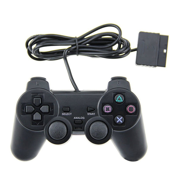 Black DoubleShock 2 Analog Controller (Playstation 1 / Playstation 2) - RetroMTL